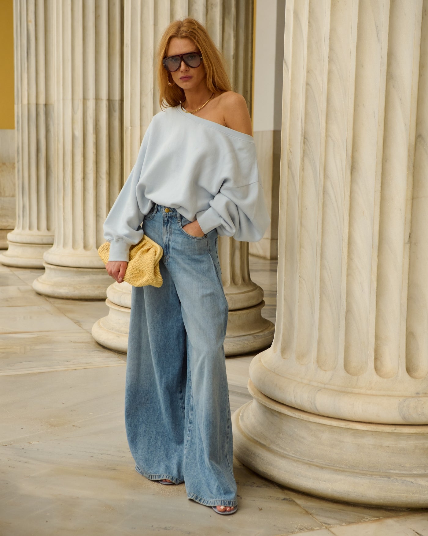 Clutch Medium | Pale Sun