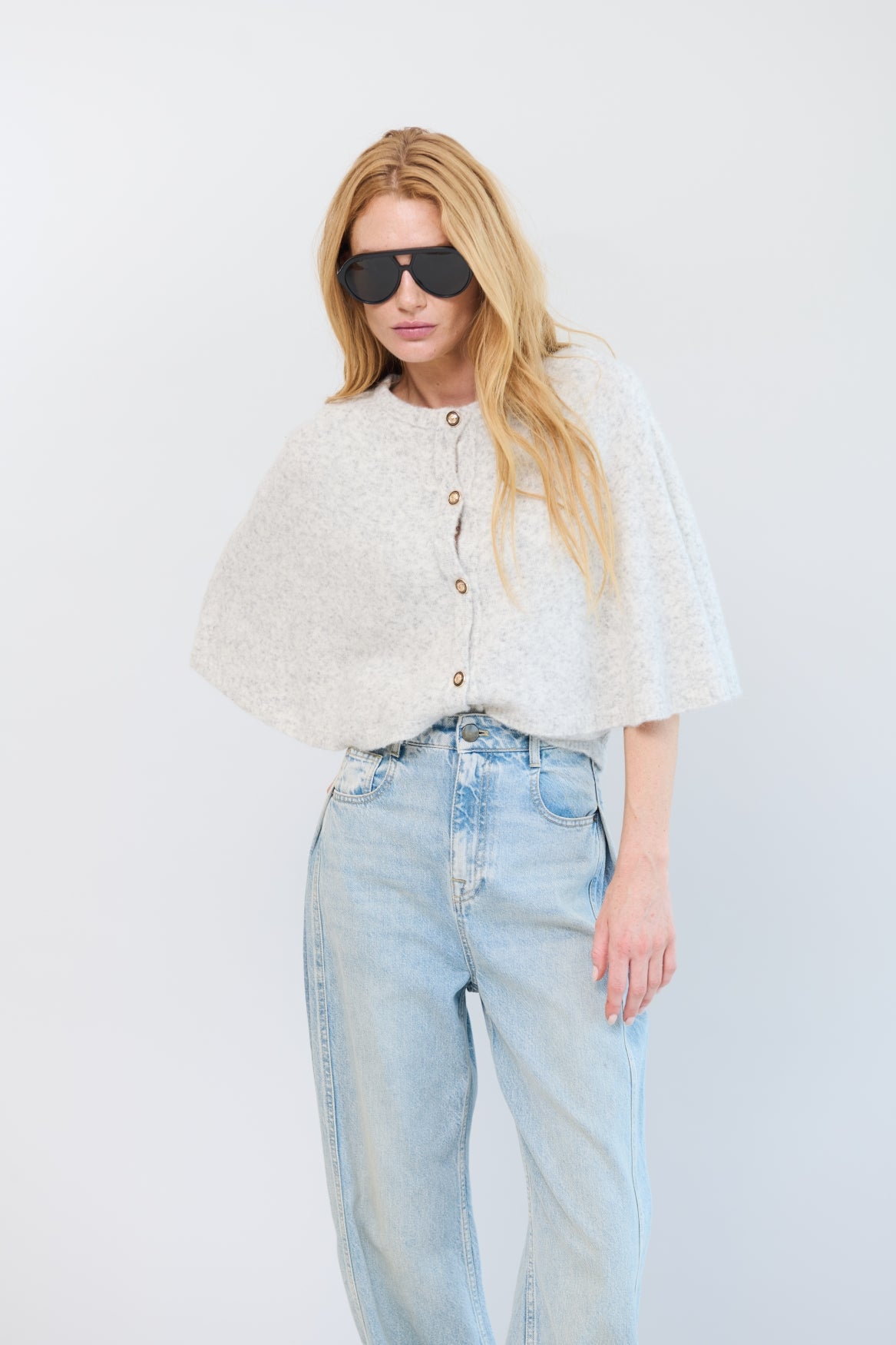 Cardigan Cachette | Grey Melange