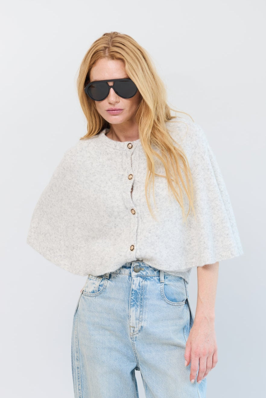 Cardigan Cachette | Grey Melange