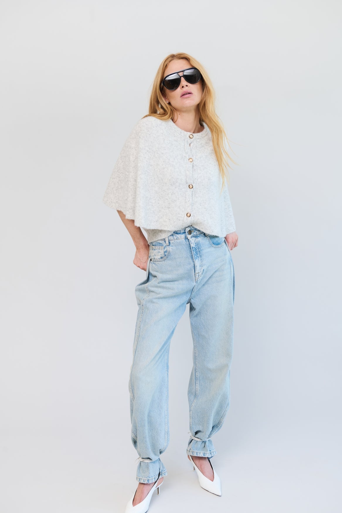 Cardigan Cachette | Grey Melange