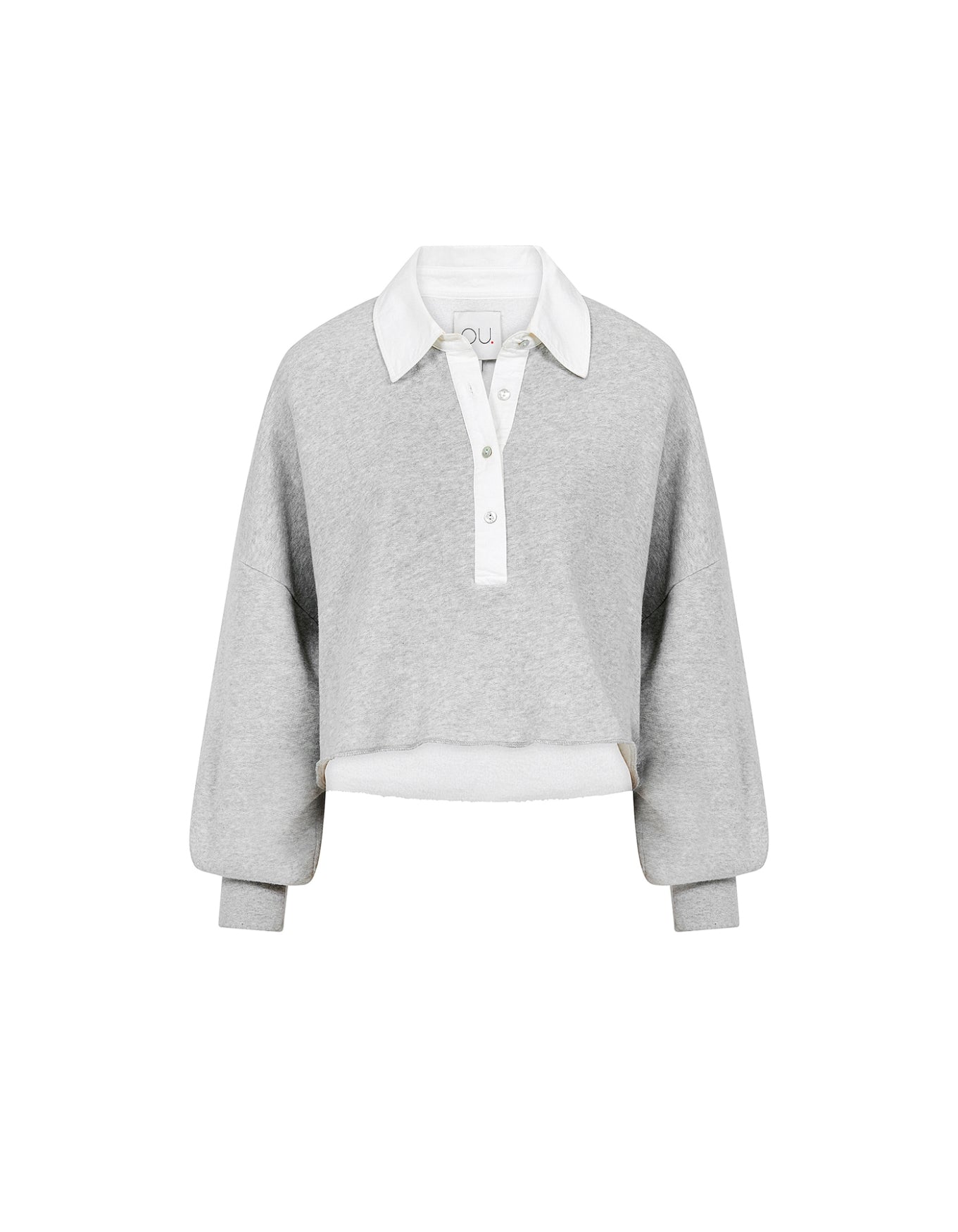 Sweater Polo Touch-Up | Grey Melange