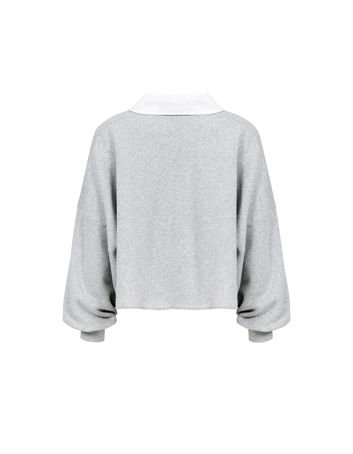 Sweater Polo Retouche | Grey Melange