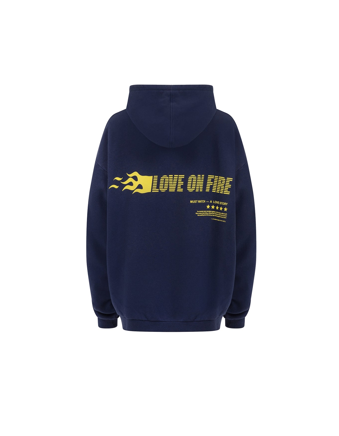 Hoody Love on Fire | Maritime Blue