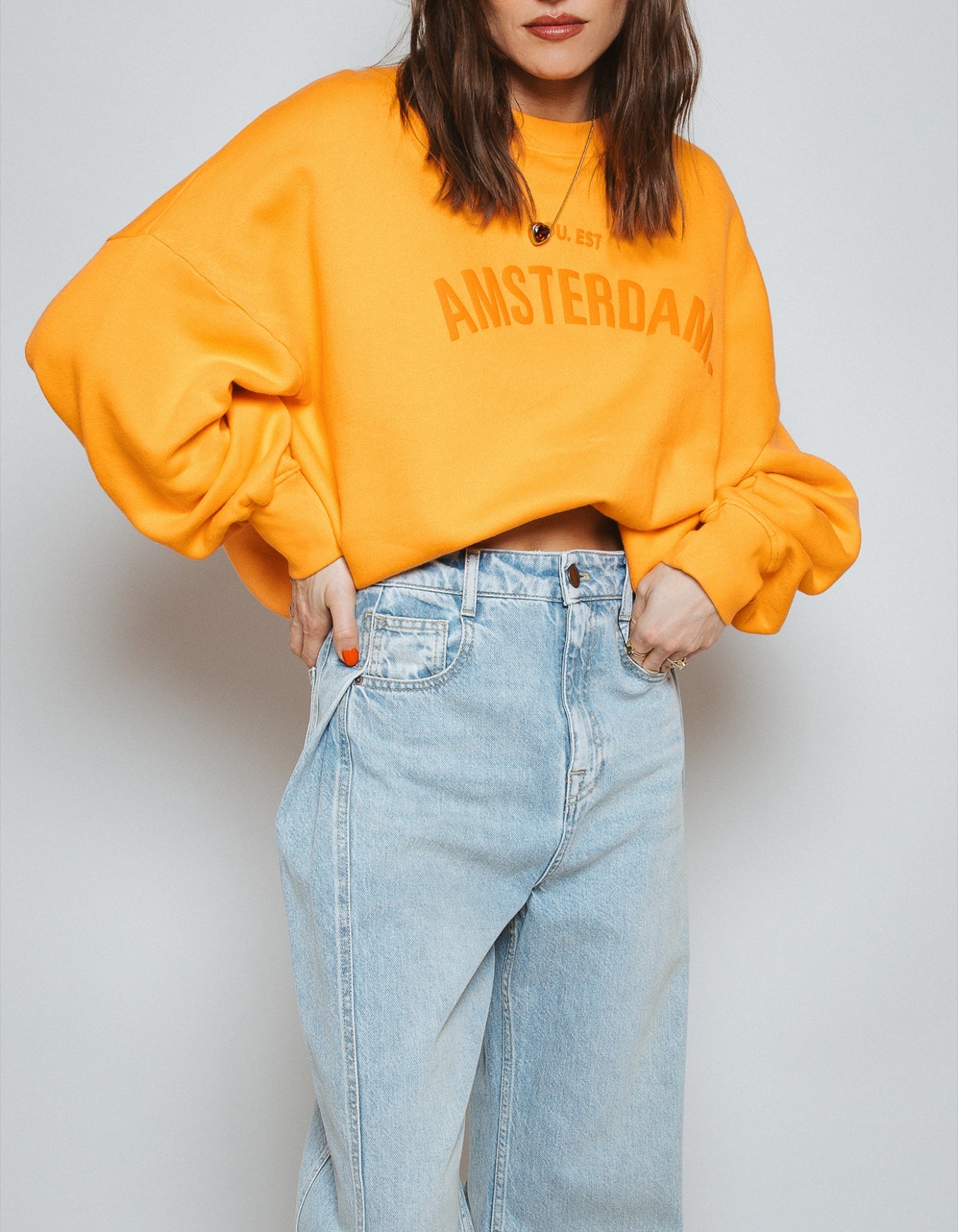 Sweater Rue de Buci | Amsterdam Tangerine