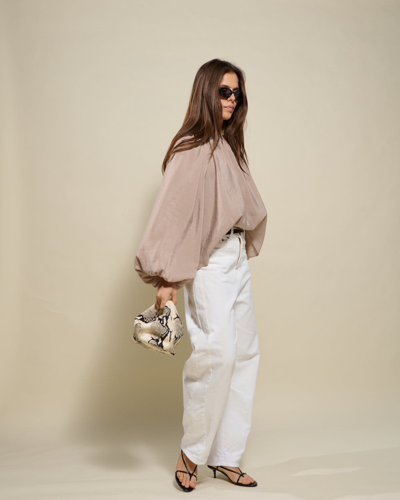 Blouse Botanique | Taupe