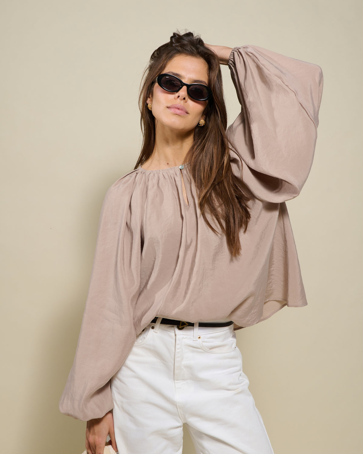 Blouse Botanique | Taupe