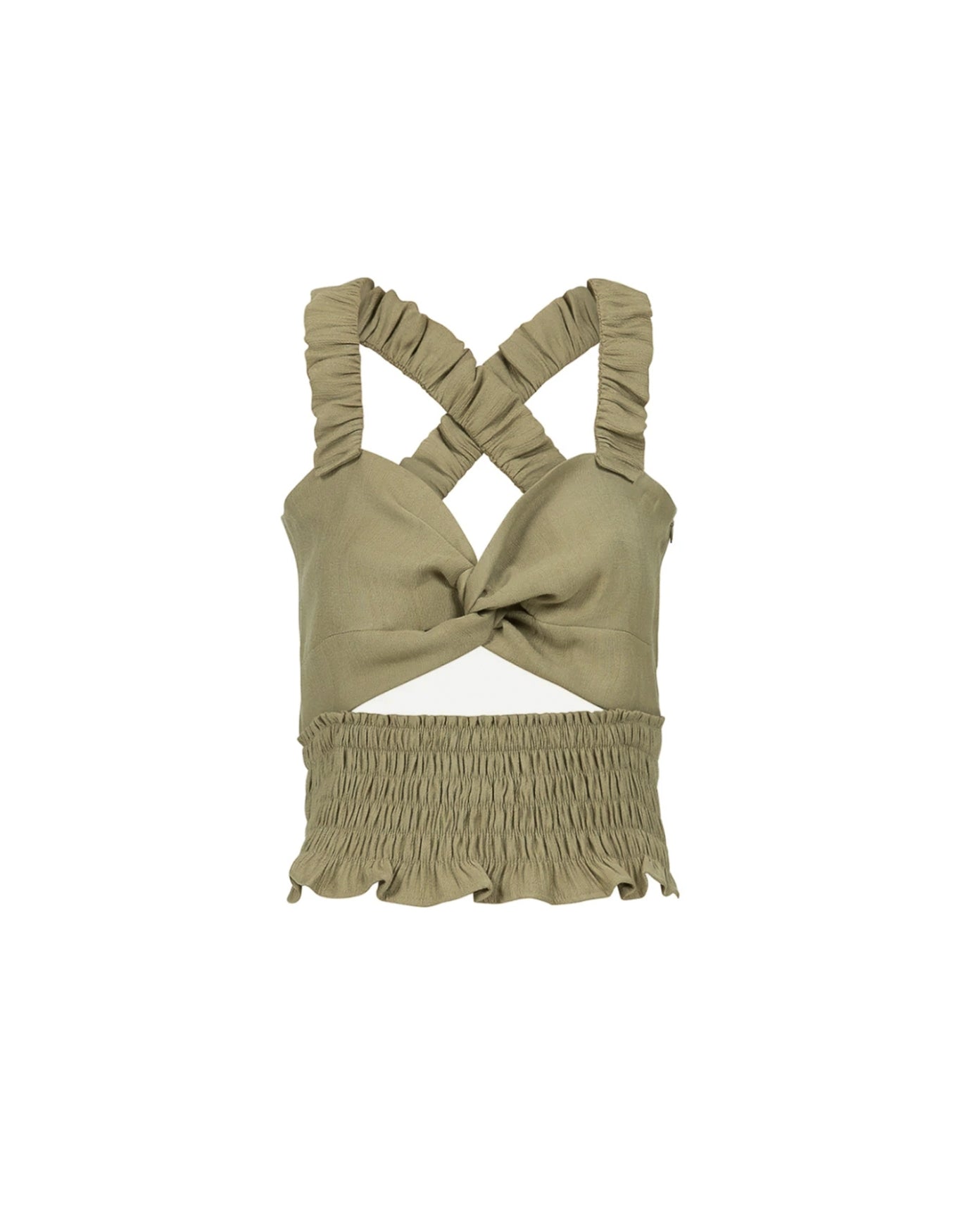 Top Bambou | Martini Olive