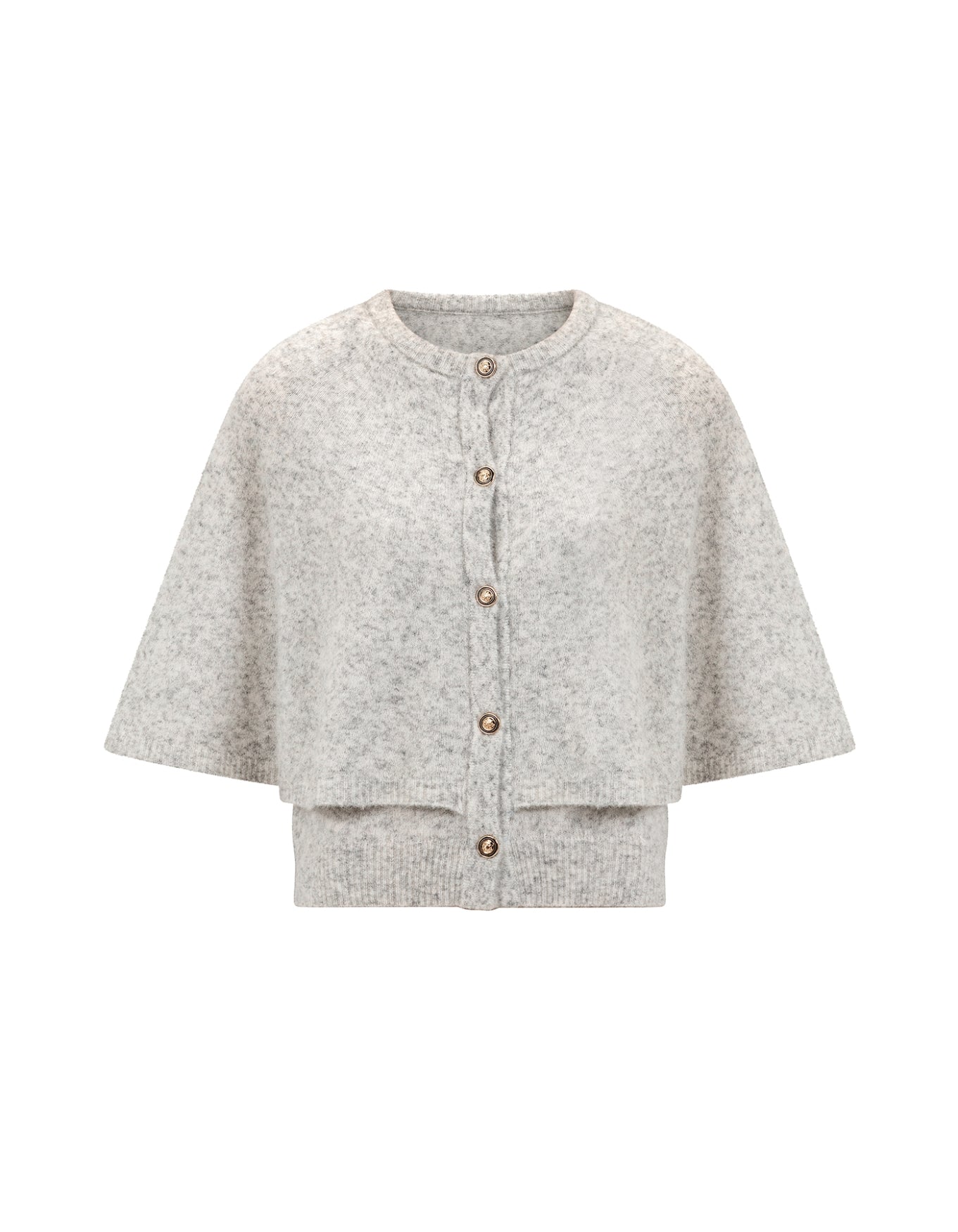 Cardigan Cachette | Grey Melange