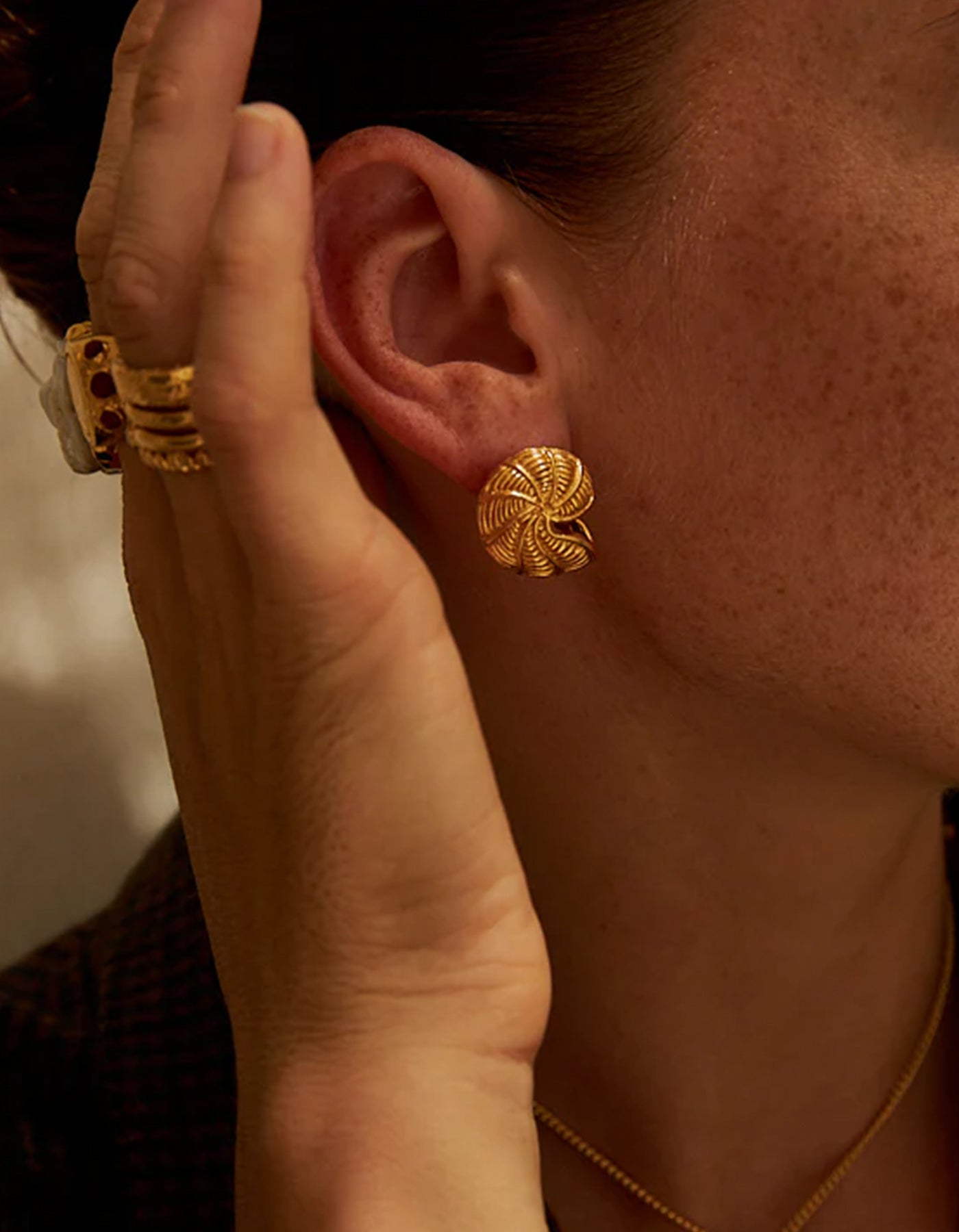 Single Earring Chloé | Gold
