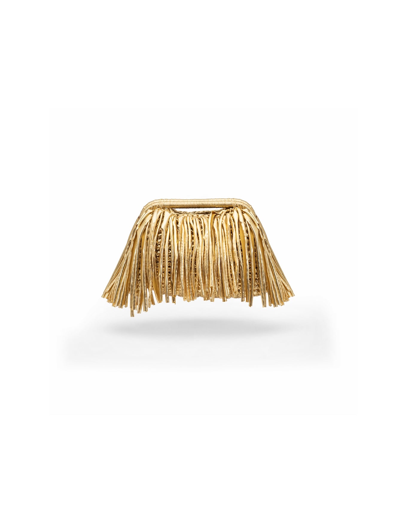 Clutch Small Fringe | Gold