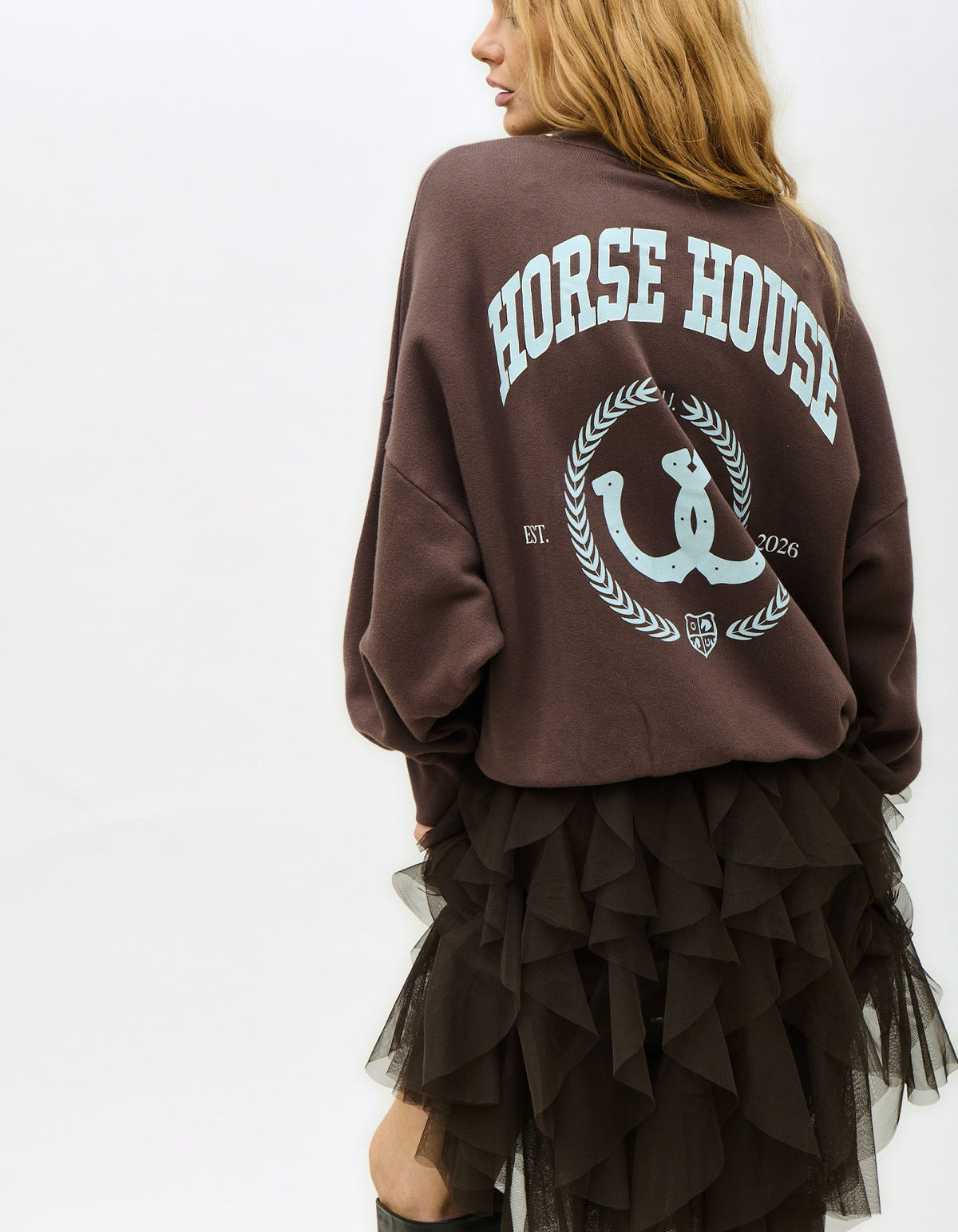 Sweater Rue De Buci Horse House | Chocolate Brown