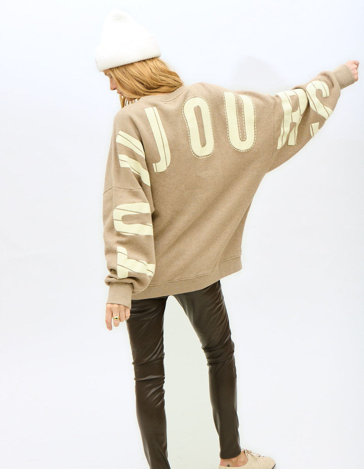 Sweater Rue de Copin Toujours | Walnut Melange