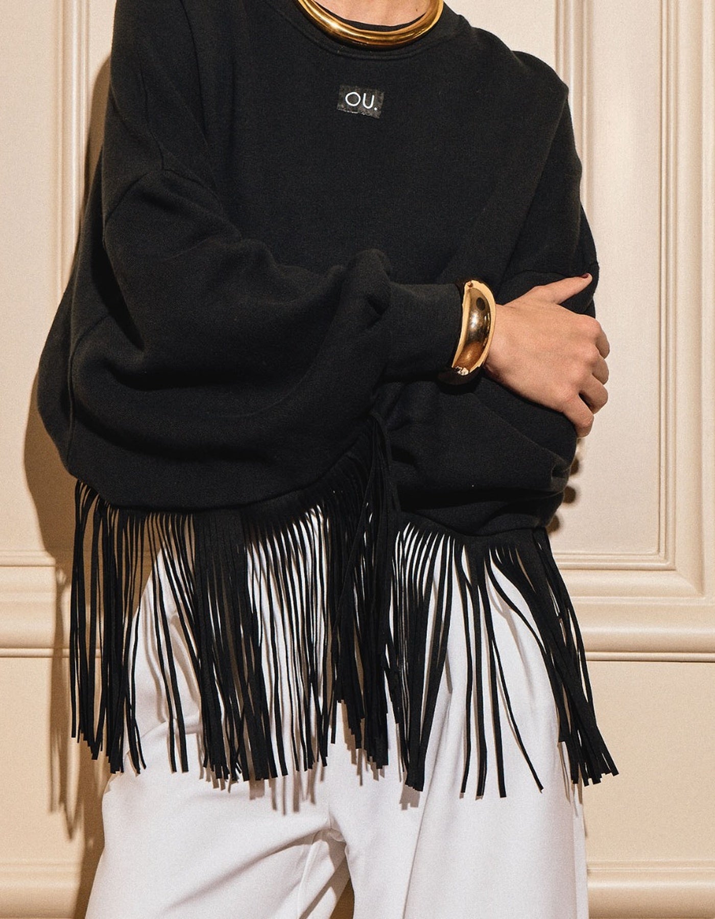 Sweater Rue de Buci Twirl | Noir