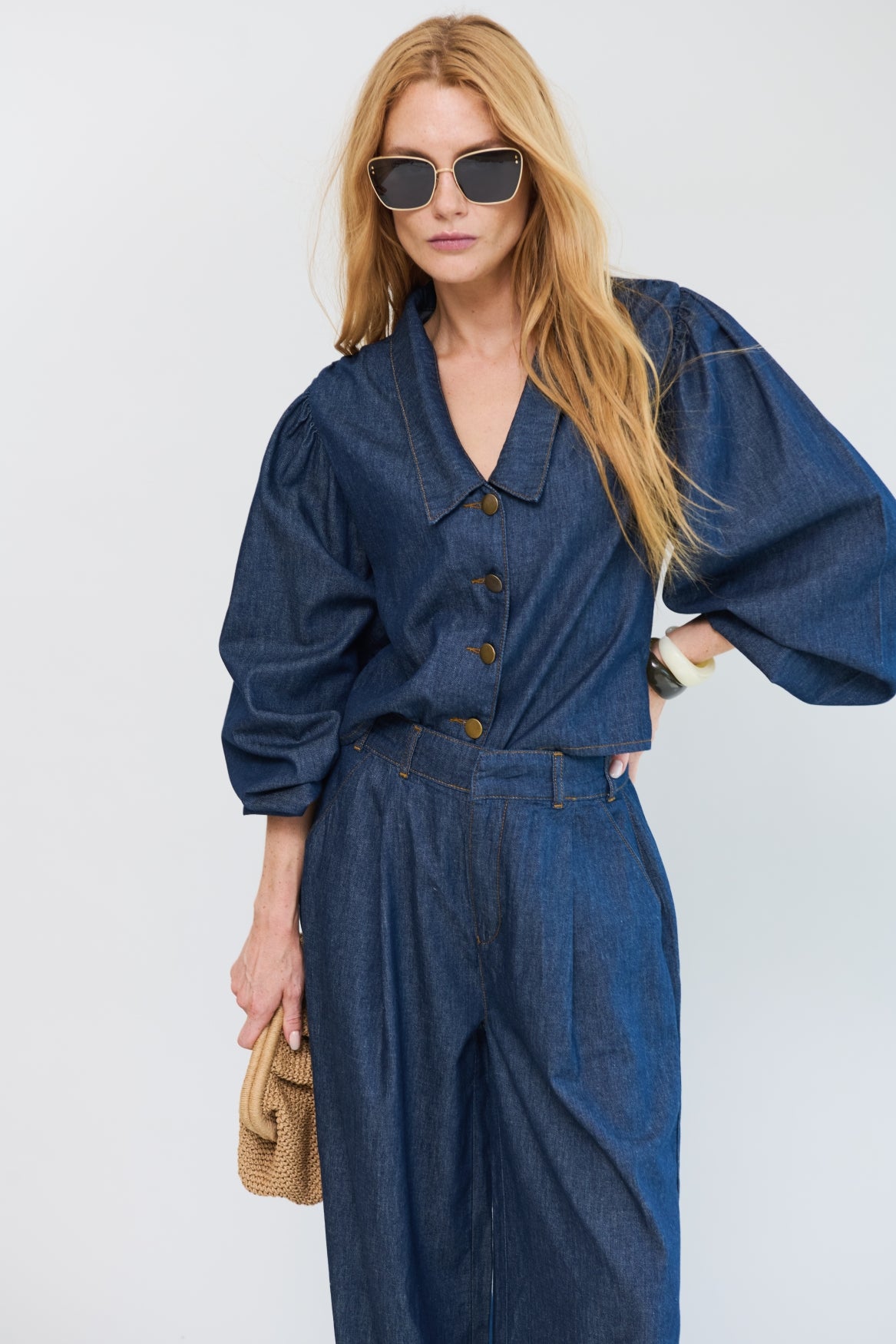 Blouse Row | Indigo