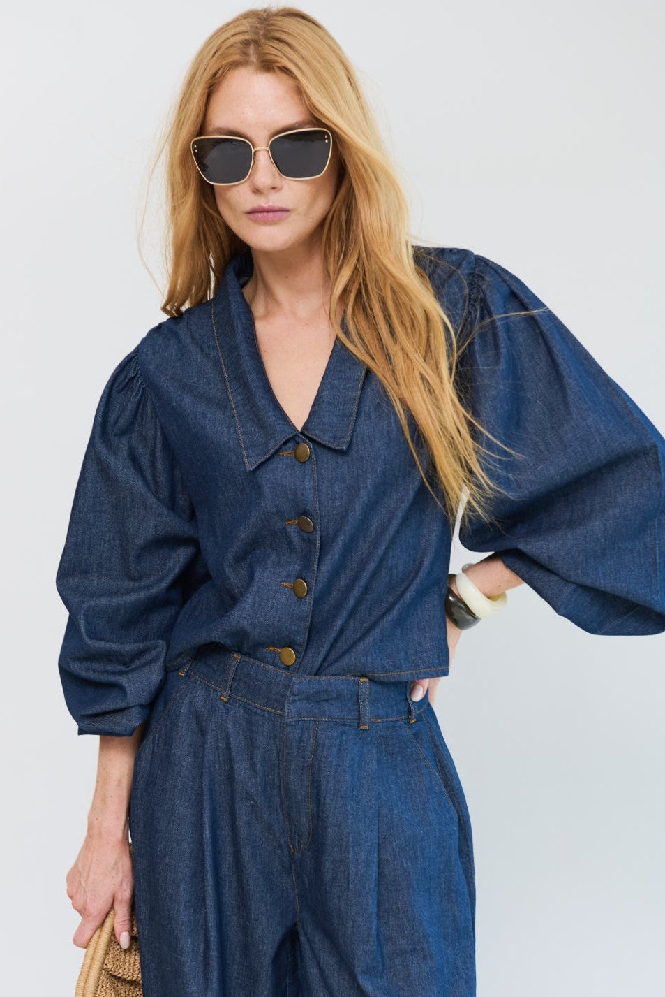 Blouse Row | Indigo