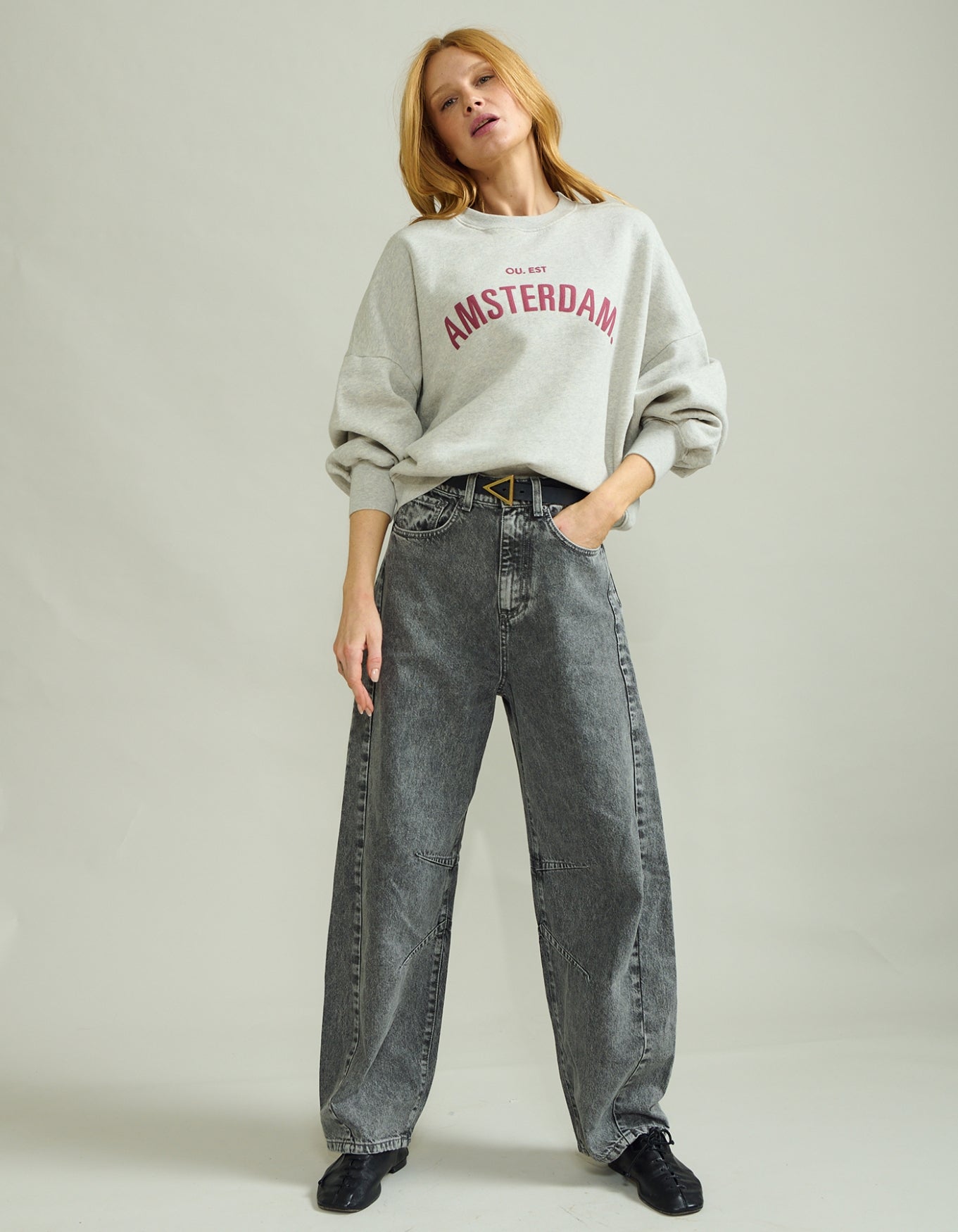 Sweater Rue de Buci | Amsterdam Grey Melange