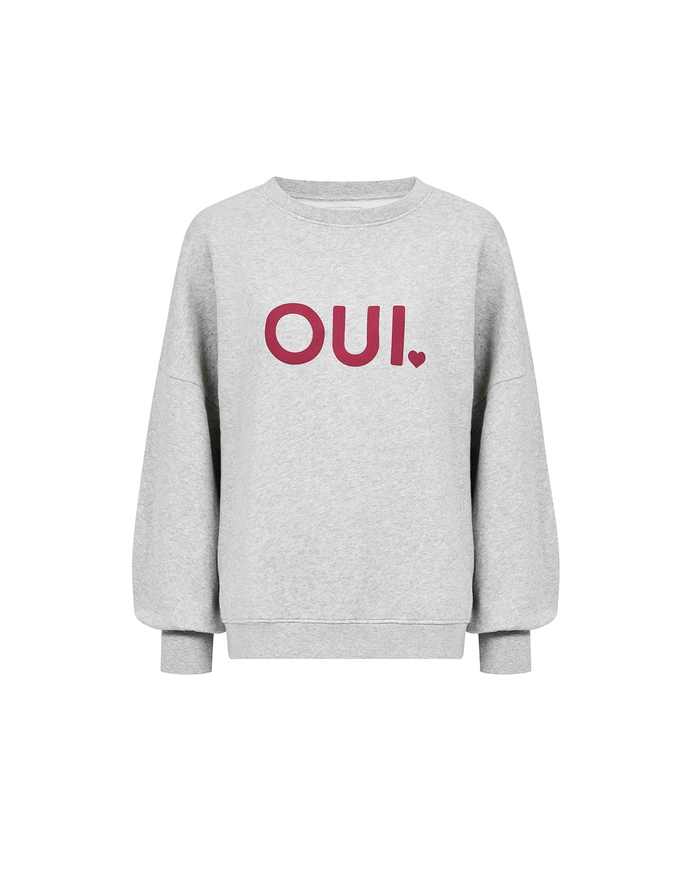 Sweater Rue de Buci | Oui Grey Mélange