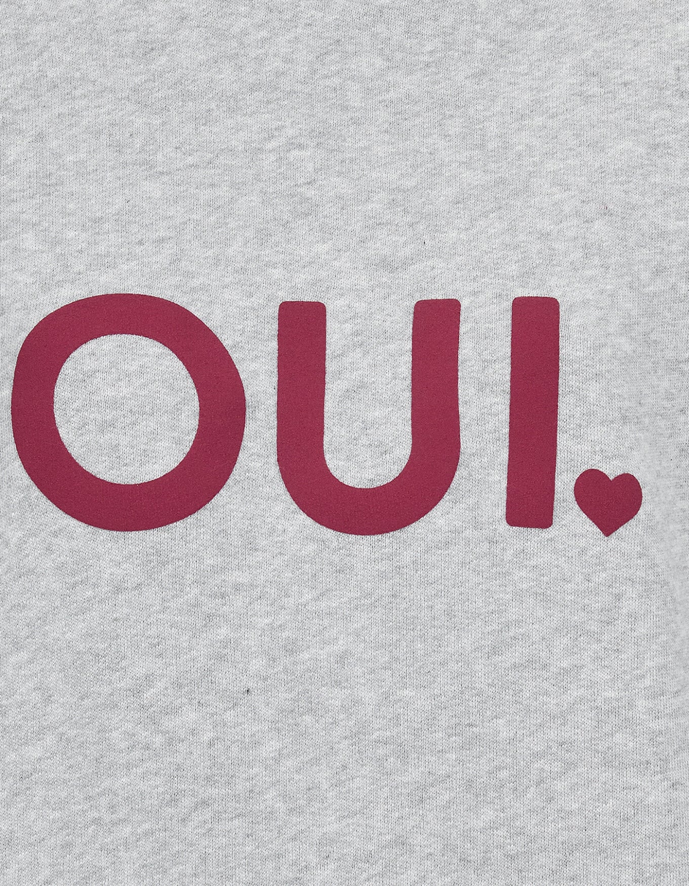 Sweater Rue de Buci | Oui Grey Melange