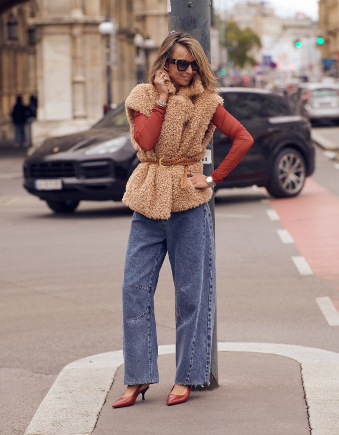 Gilet Meribel | Brown