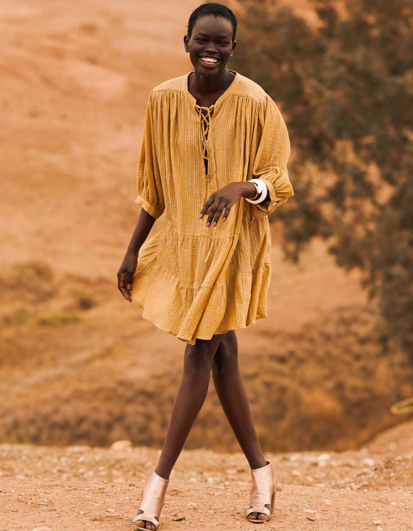 Dress Mamounia | Beige