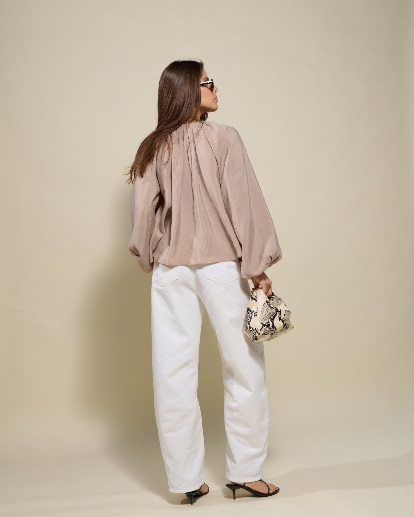 Blouse Botanique | Taupe