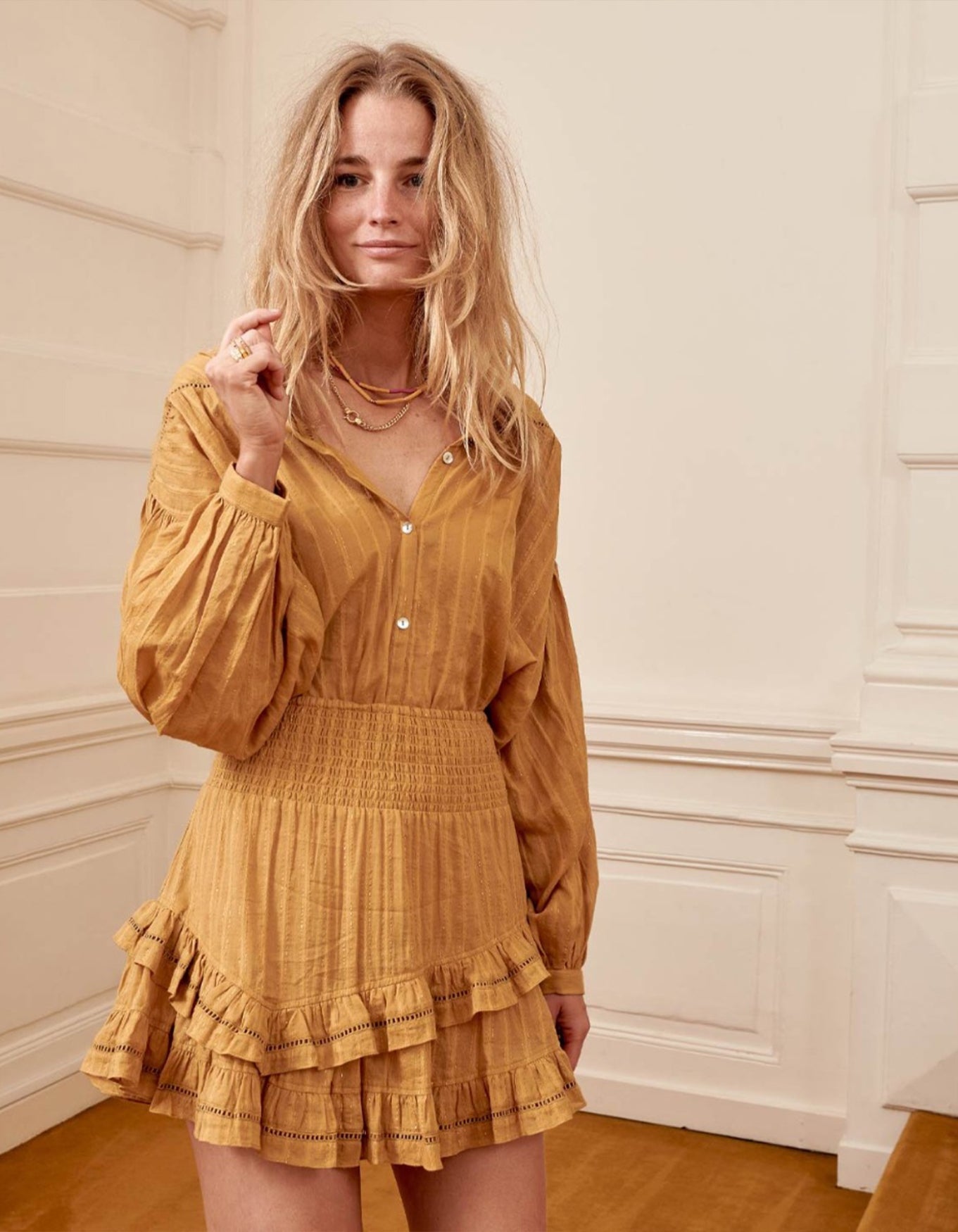Skirt L'Orangeraie | Yellow