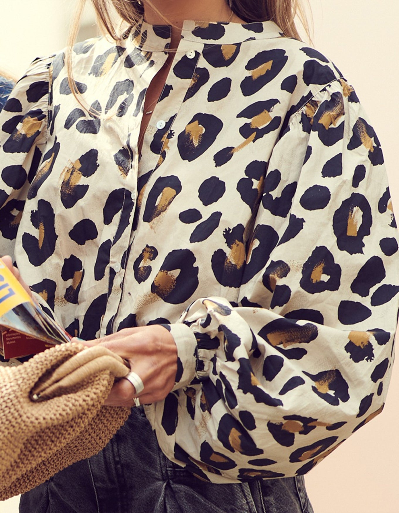 Blouse Aubergine | Animal