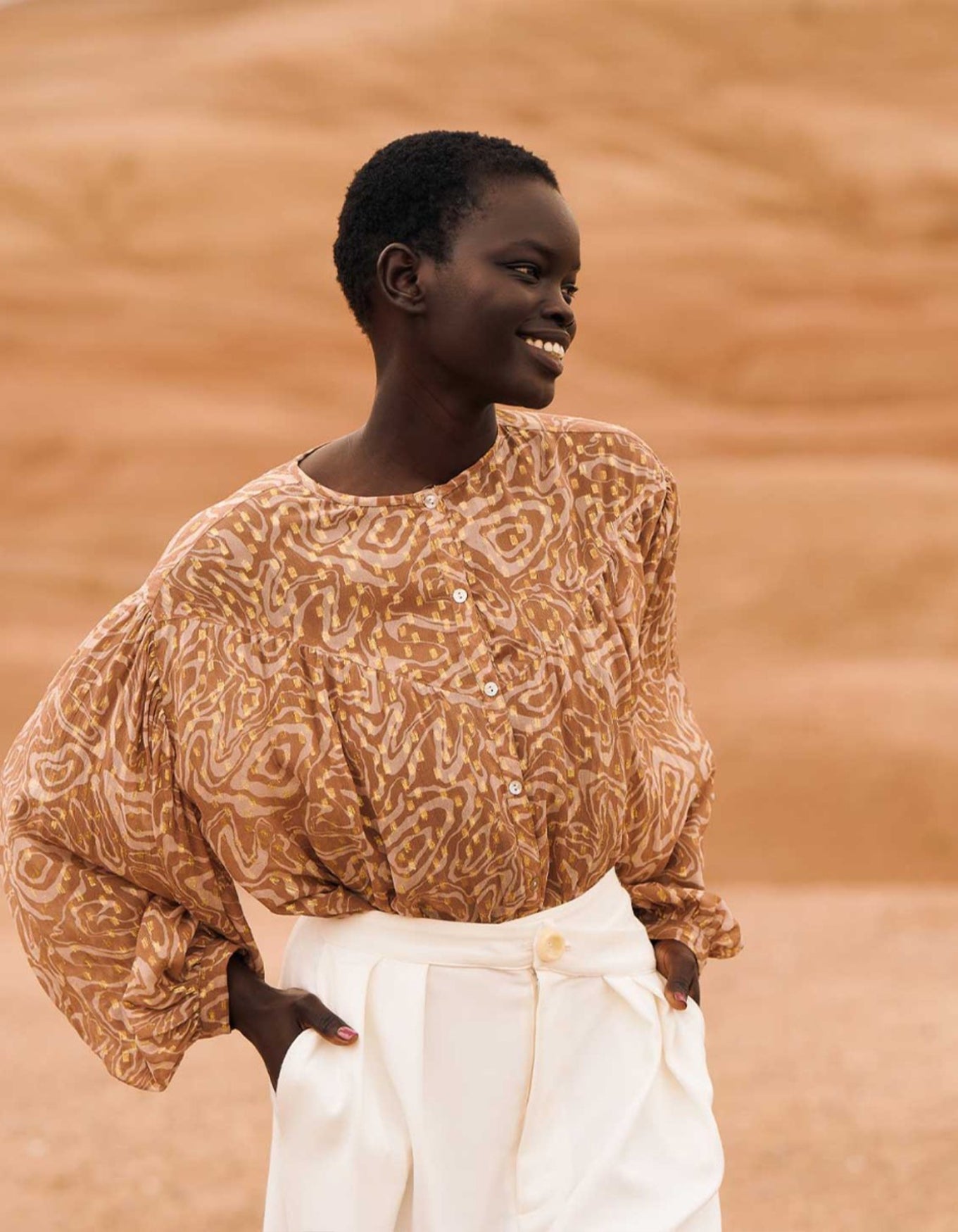 Blouse Royal Palm | Animal
