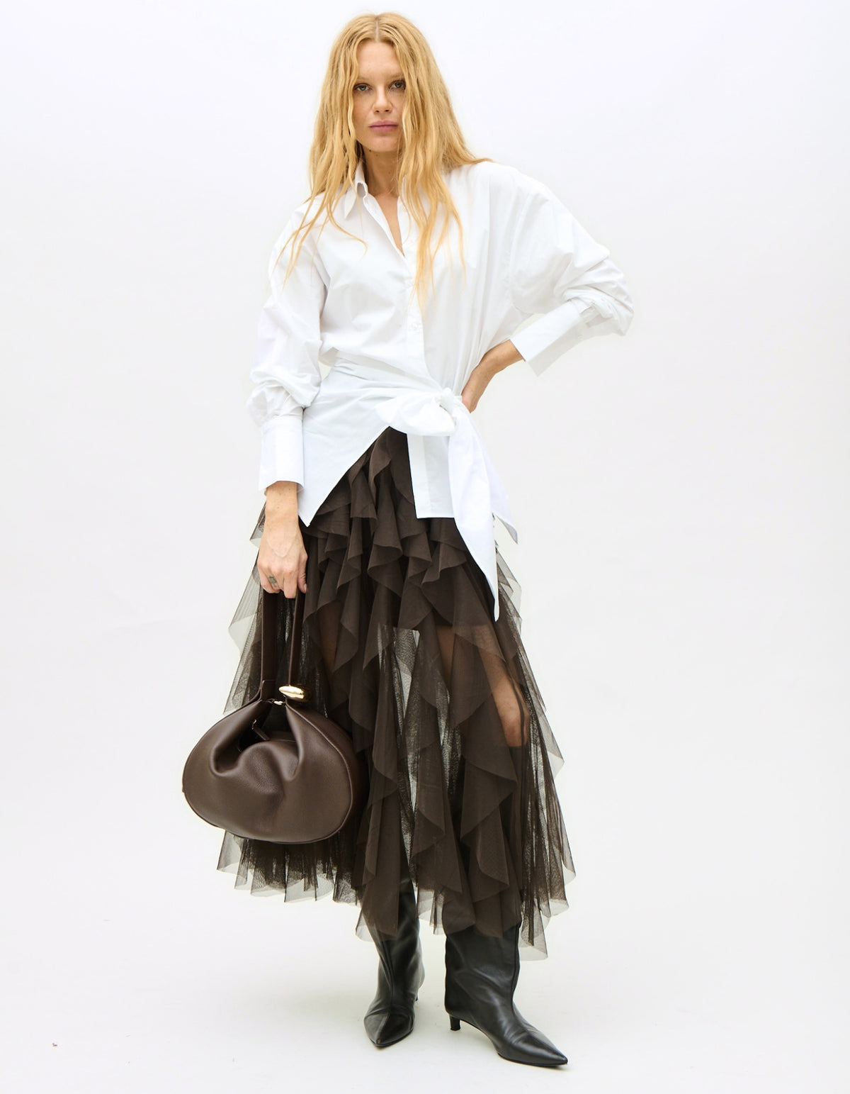 Skirt Criniere | Chocolate