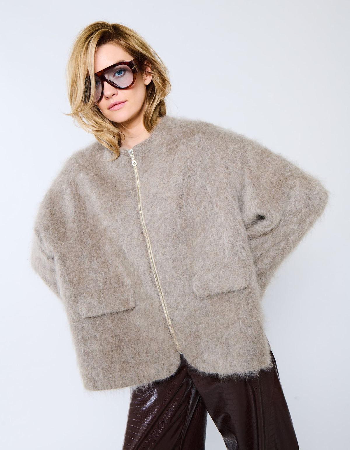 Cardigan Grand Fois | Grey Melange