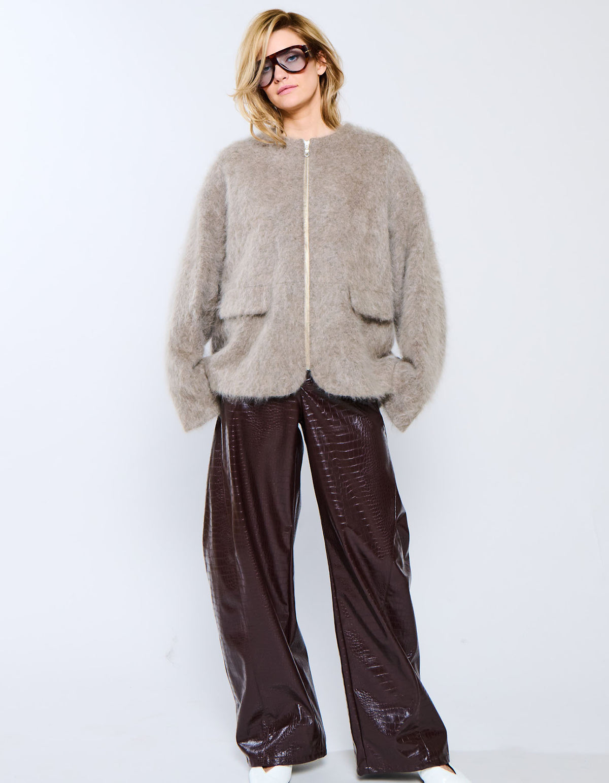 Cardigan Grand Fois | Grey Melange