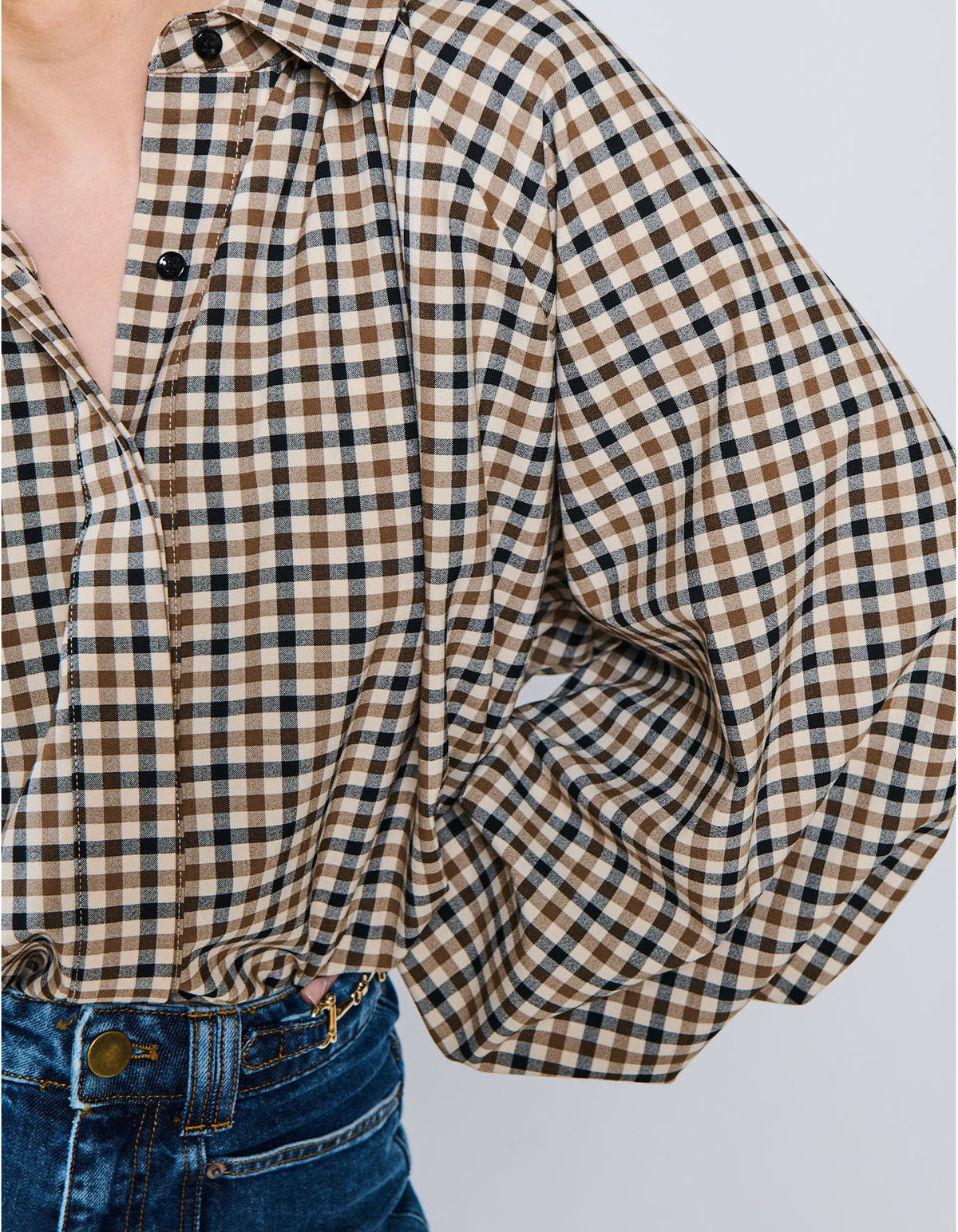 Blouse Somerset | Biscotti Check