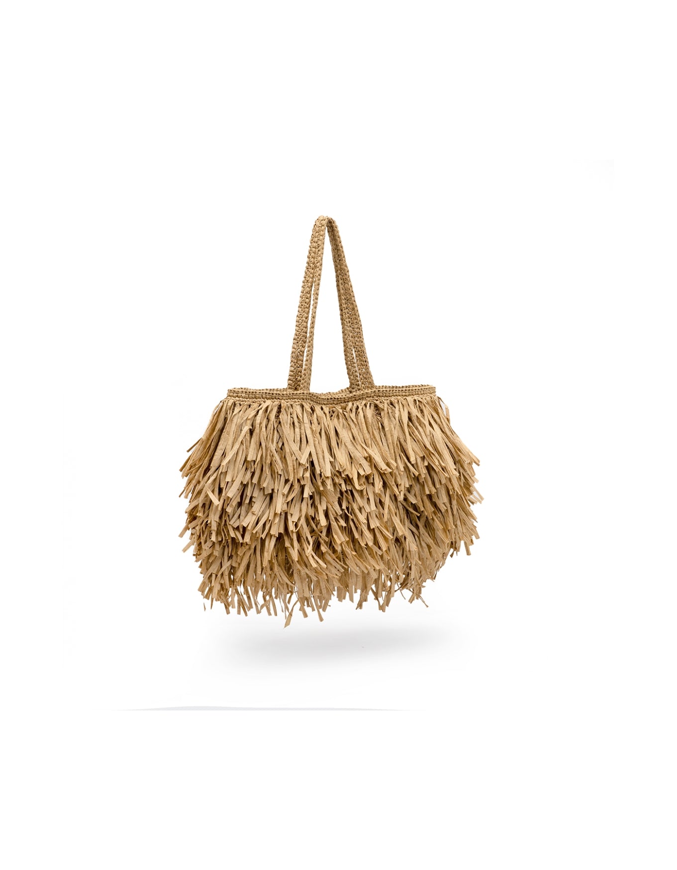 Wide Tote Fringe | Natural