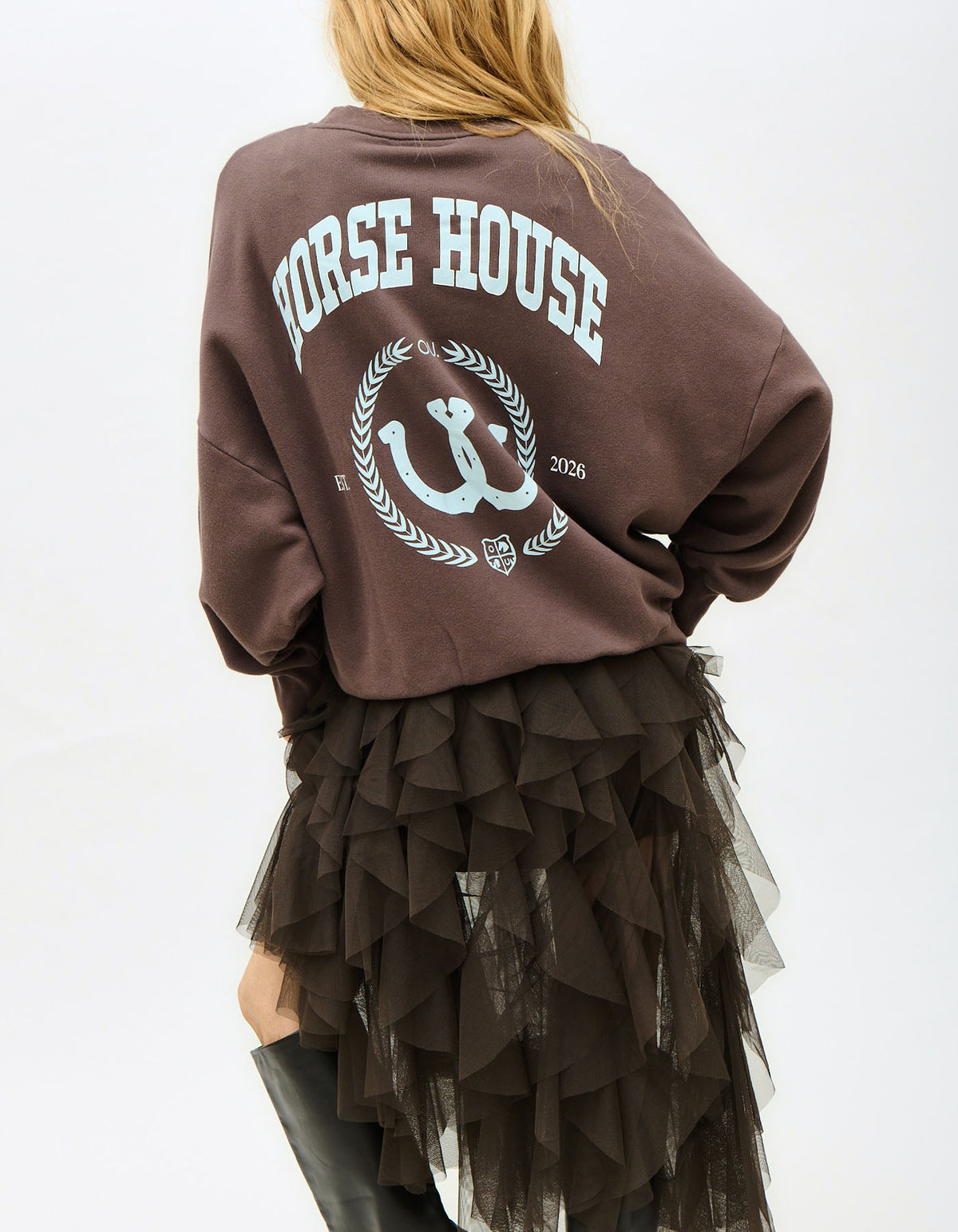 Sweater Rue De Buci Horse House | Chocolate Brown