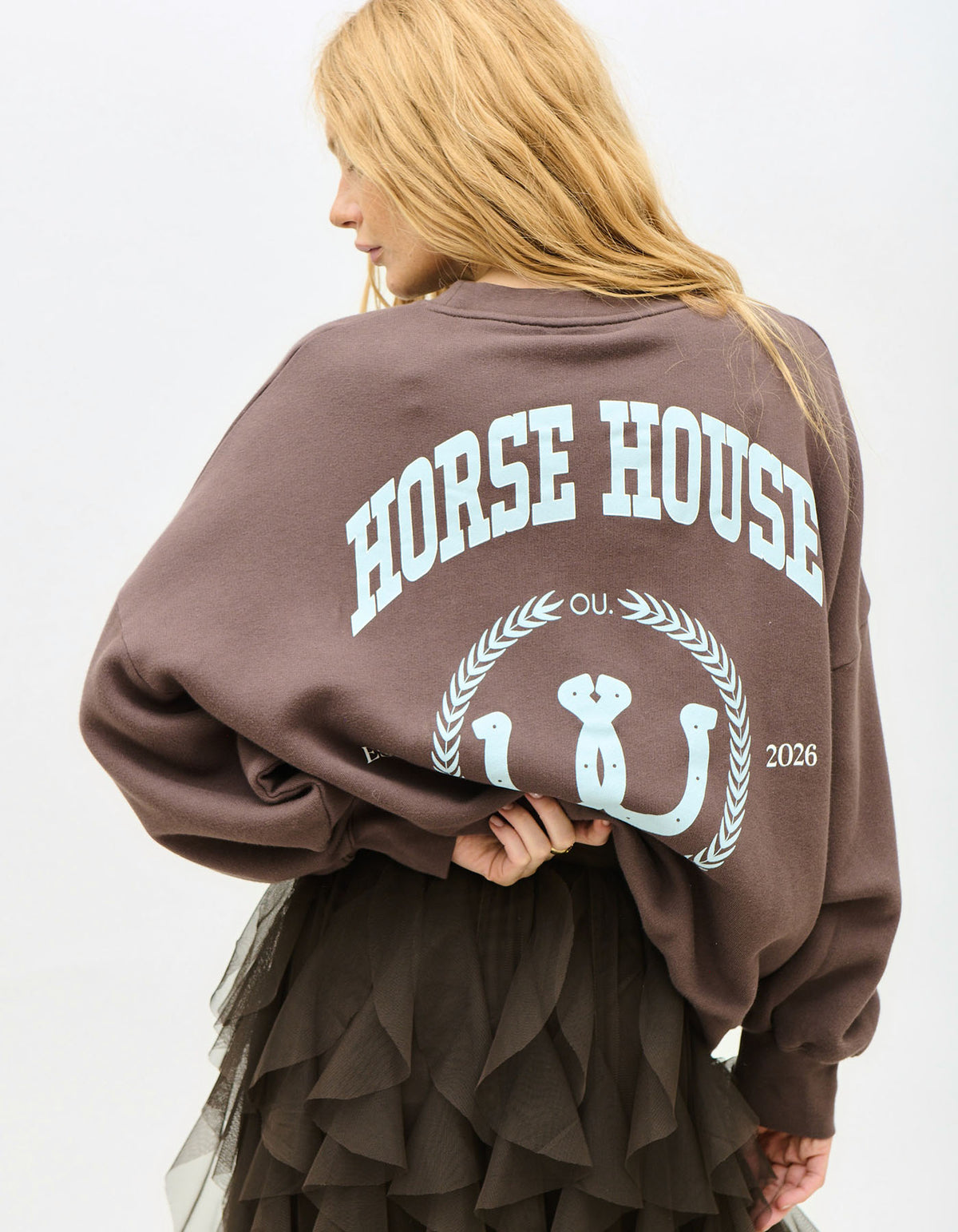 Sweater Rue De Buci Horse House | Chocolate Brown