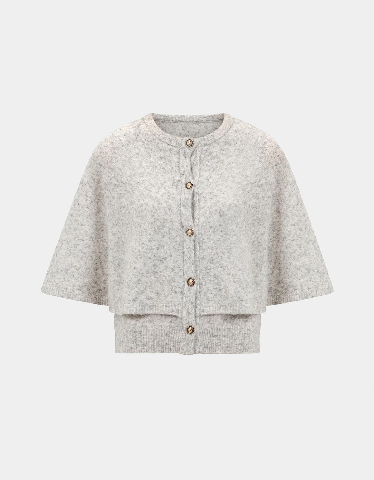 Cardigan Cachette | Grey Melange
