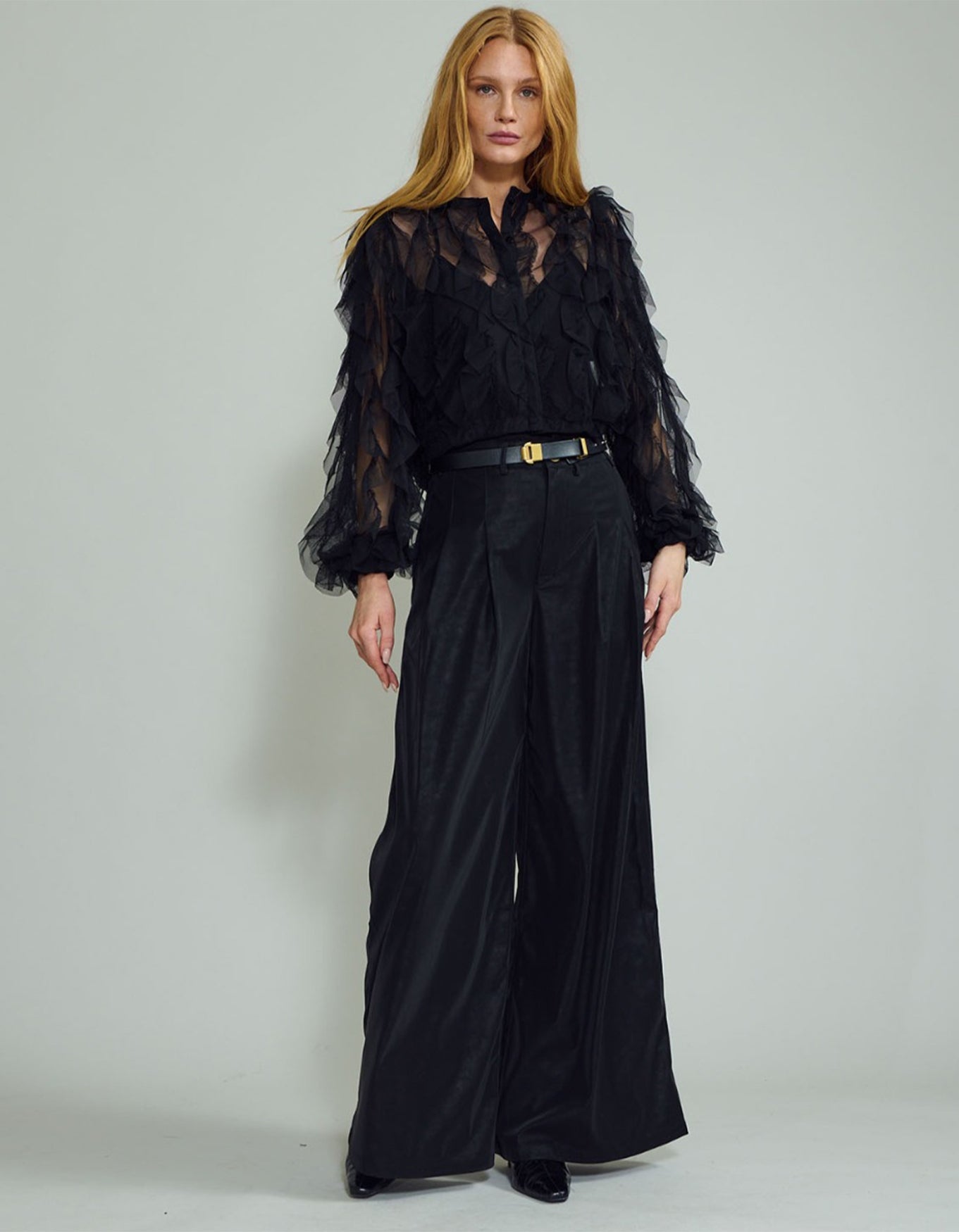 Pants Montrouge Vegan Suede | Noir