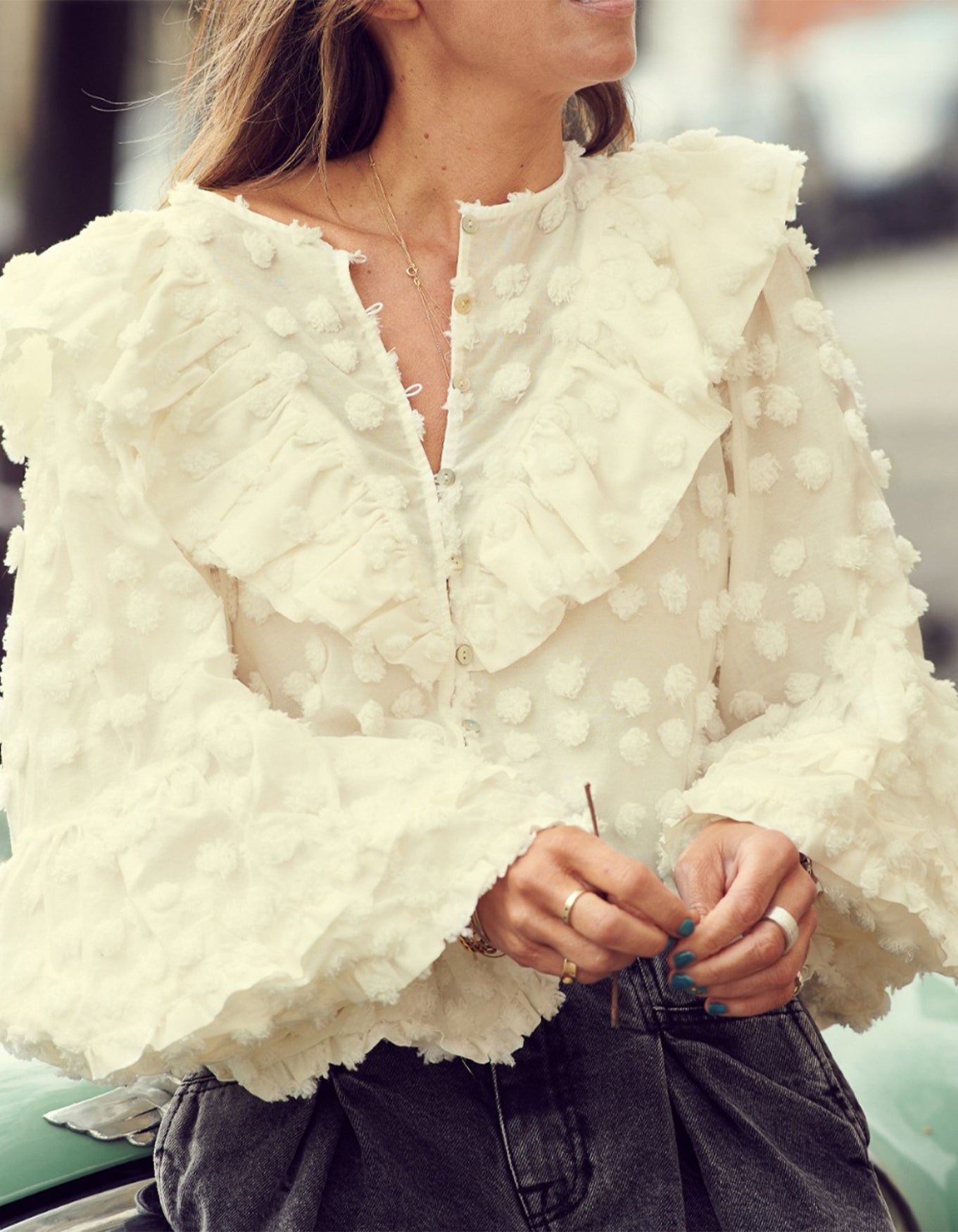 Blouse Evora | Creme