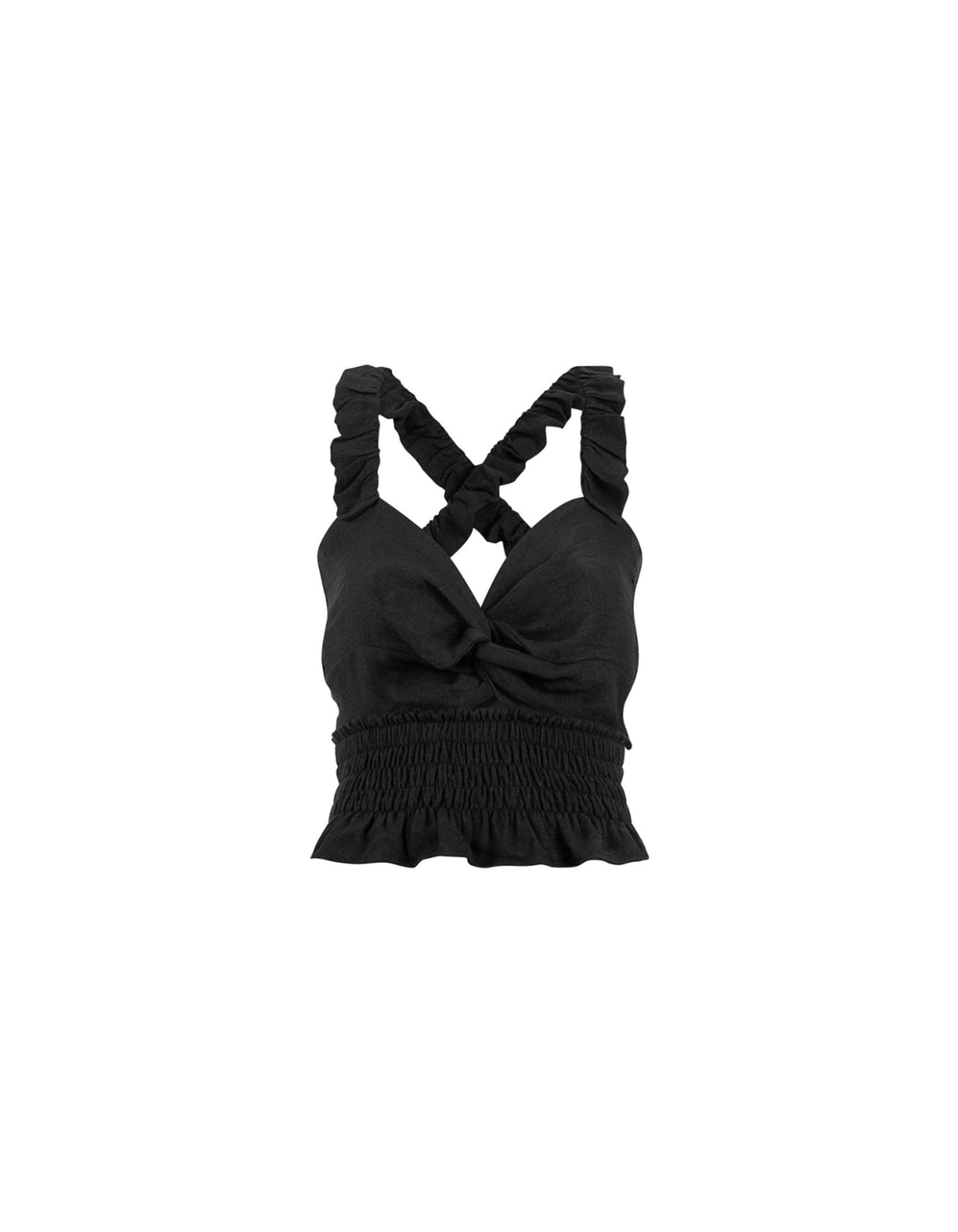 Top Bambou | Noir