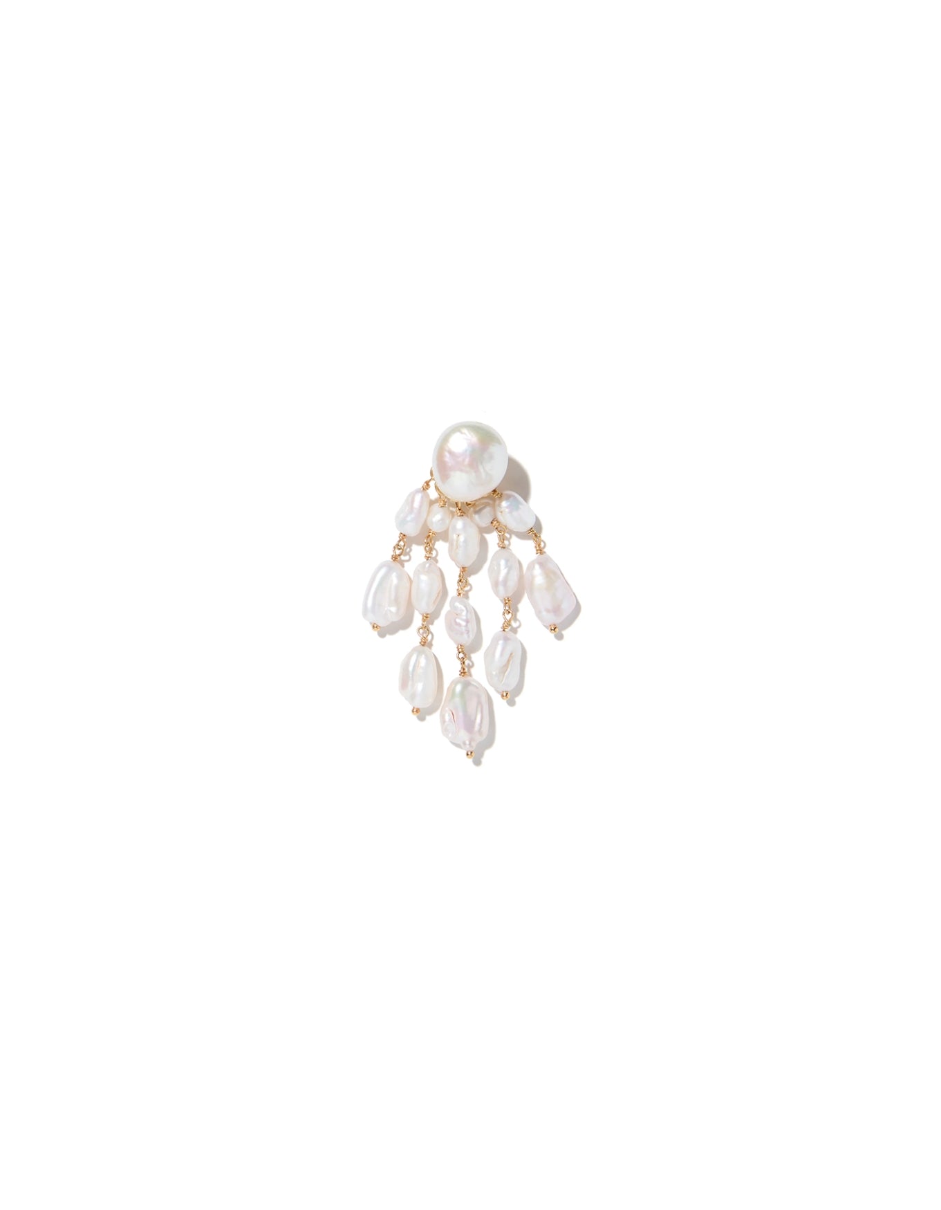 Single Earring Sienna | Pearl