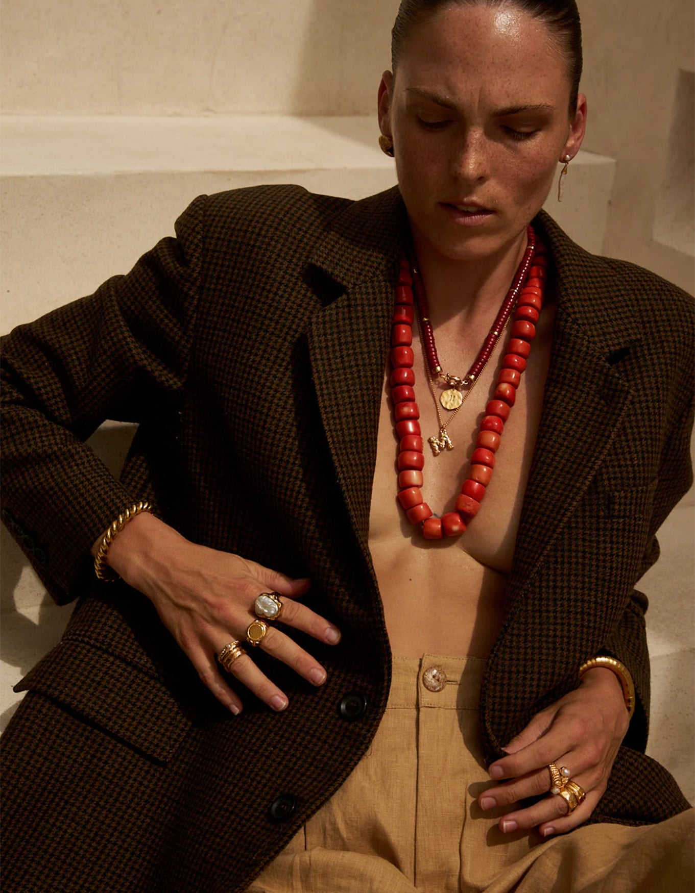 Pendant X | Gold